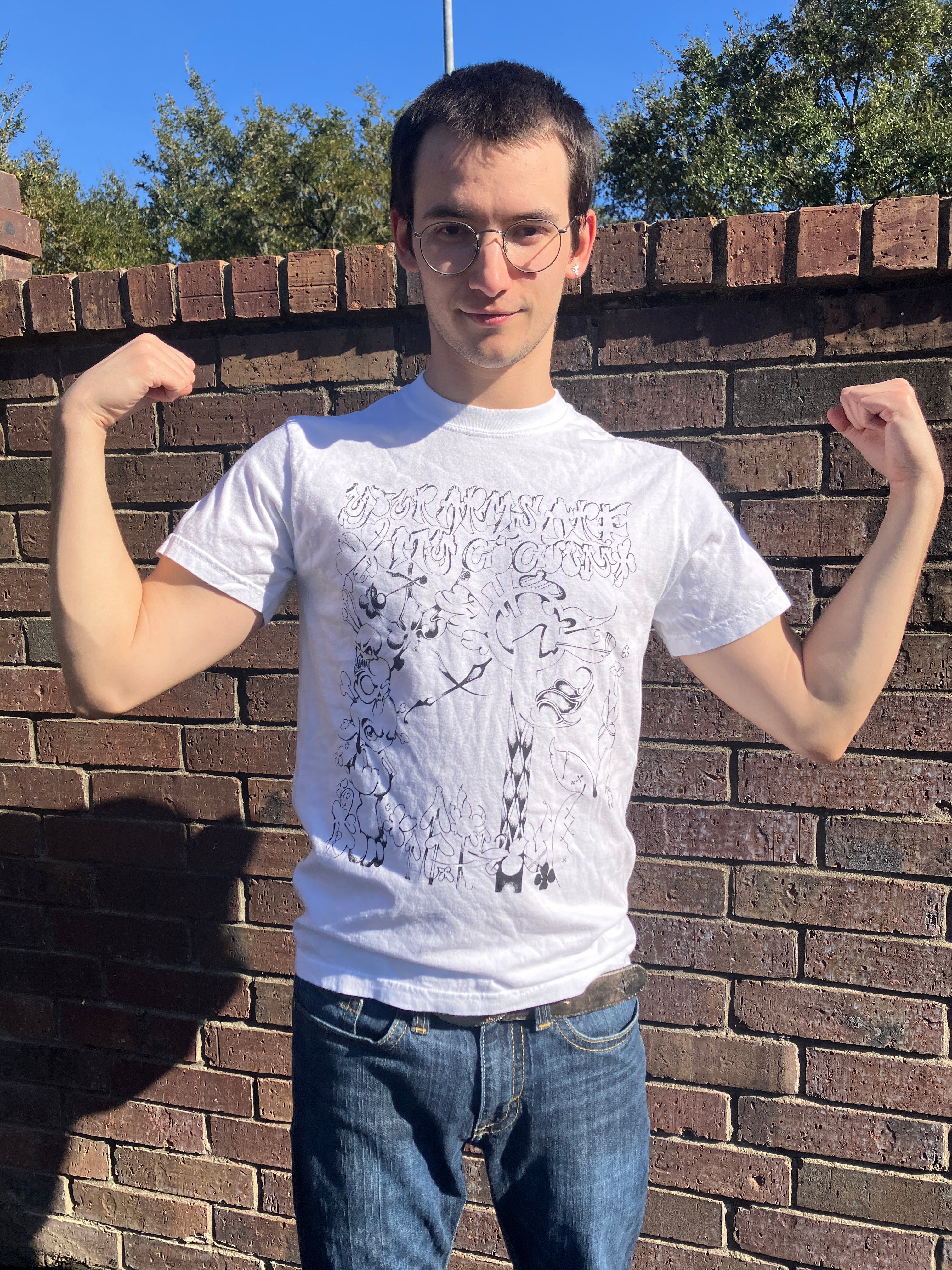 White Graffiti Shirt