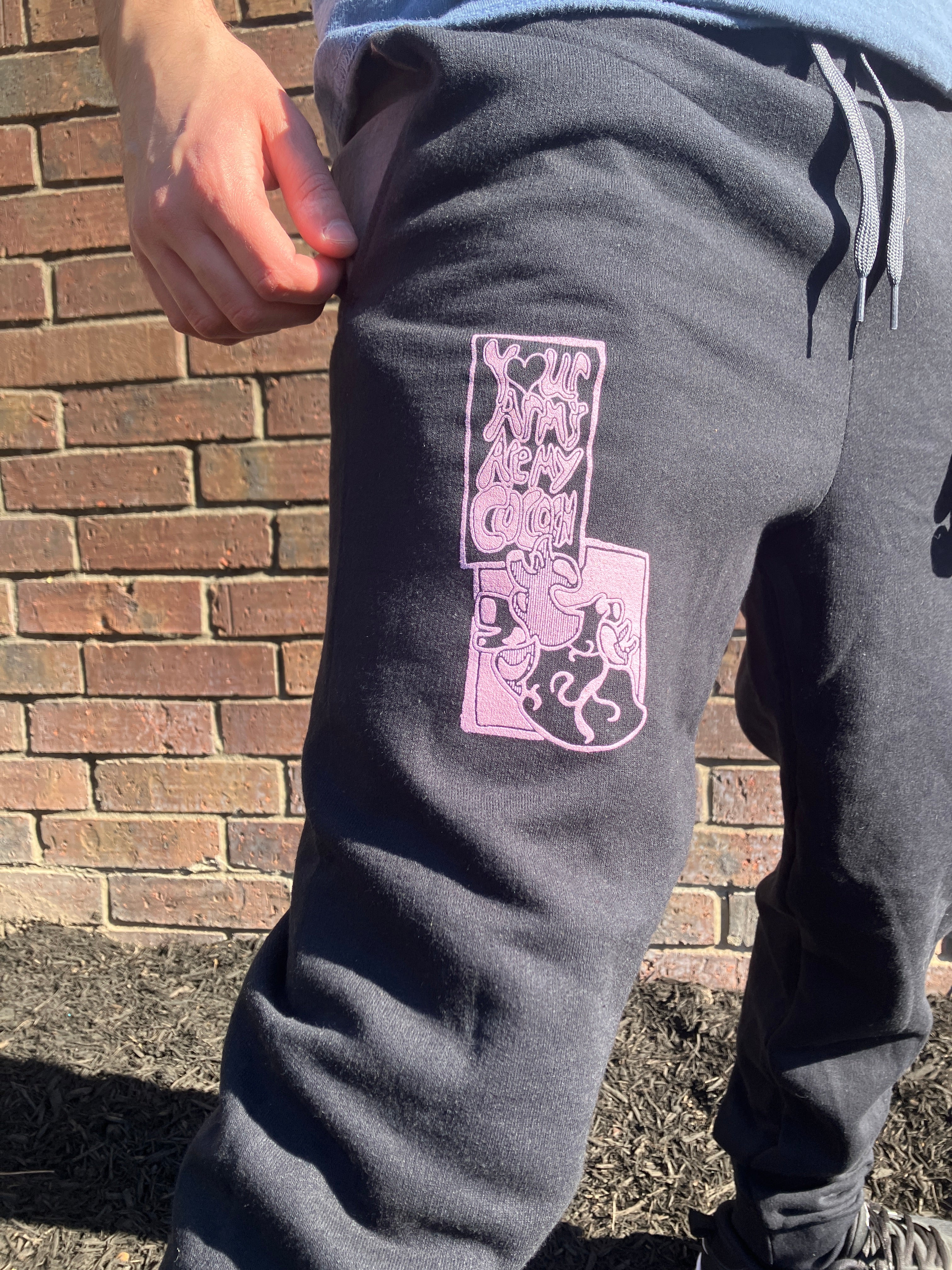 Pink Logo Sweatpants
