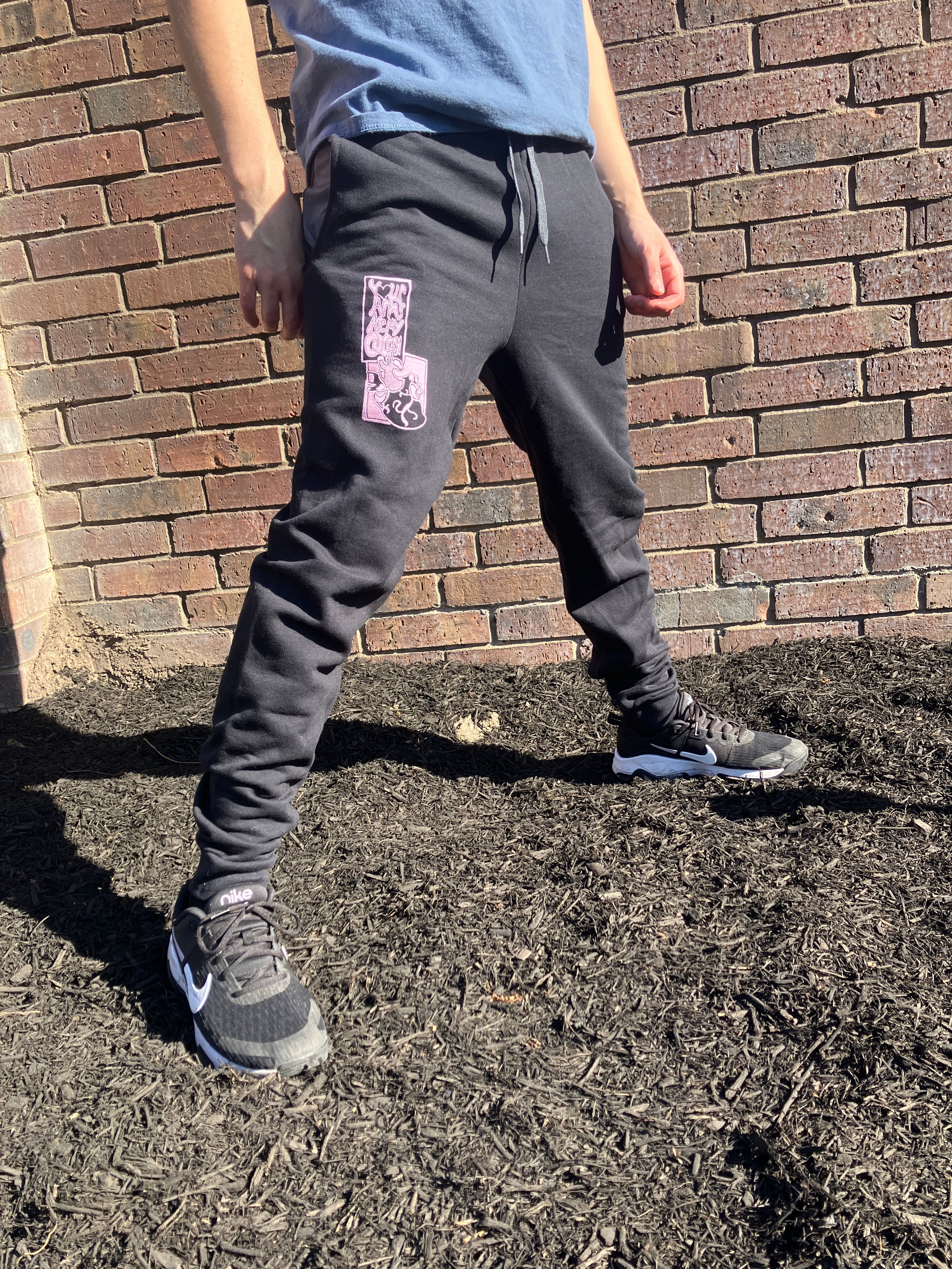Pink Logo Sweatpants